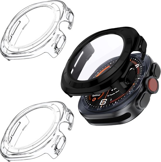 3 stuks harde PC 360° rondom hoes voor Samsung Galaxy Watch Ultra