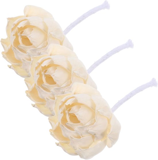 3 Stuks Navullingen Voor Bloemendiffuser Huisdecoratie Etherische Oliediffuser Geurdiffuser Met Pioenroos Feestdecoratie Nepbruiloftsbloemen Pioenroos Sola