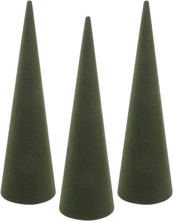 3 Stuks Steekschuim Blokken Bloemenrangschuim Schuim Voor Bloemstukken Schuim Voor Bloemen Vers Bloemenschuim Bloemist Schuimblokken Green