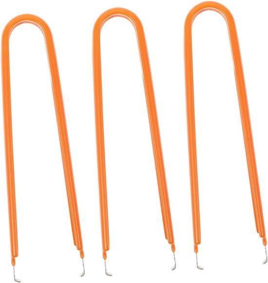 3 Stuks zekeringtrekker auto zekering clip tool auto zekering trekker voor het trekken van zekeringen voor auto's Fuse Tool zekeringklemmen voor auto's pvc Oranje
