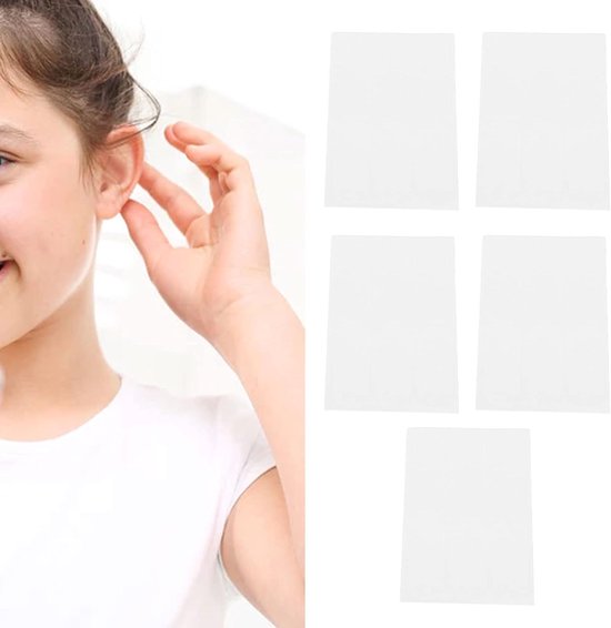 30 stuks cosmetische oorconcealers voor oren, floppy cosmetische stickers, oor-cosmetica, transparant, pijnvrij, voor volwassenen en kinderen, onzichtbaar