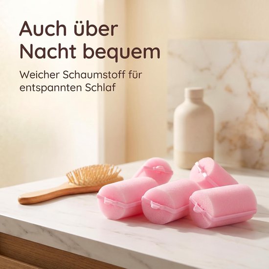 30 stuks spons krulspelden, 4 cm schuimkrullers, groot