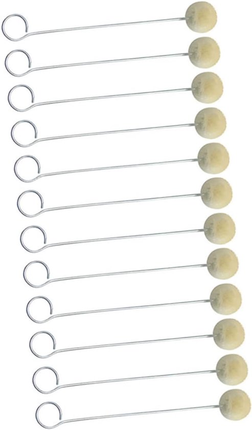 30 Stuks Wollen Bolborstel Wolvilten Wollen Bollen Grote Schoonmaak Bingo Textielverf Leerbewerking Wollen Dauber Wollen Borstel Wollen Dauber Wollen Bol Applicator