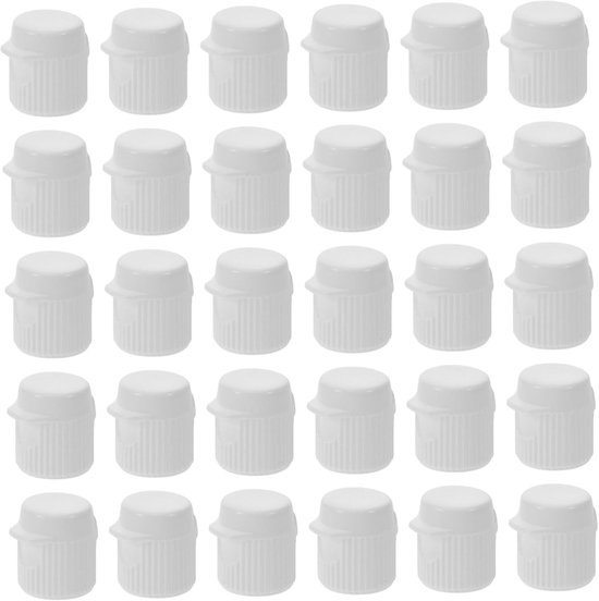 30stuks Verstelbare Tandpasta Caps Met Schroefontwerp Eenvoudig Te Gebruiken Voor Reizen Geschikt Voor Tandpasta Lichtgewicht Ruimtebesparend