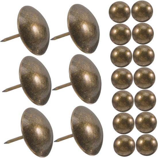 30stuks Vintage Ijzeren Decoratieve Spijkers Voor Meubels Antieke Rond Tacks Voor Sofa Korkborden Duurzame Diy Organizers Met Elegante Uiterlijk