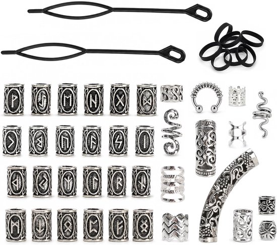 319 stuks dreadlocks sieraden en haarkralen om vast te klemmen