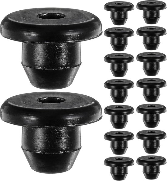 36 stuks olievuldoppen voor vloerkrikken, rubberen hydraulische vuldoppen, universele accessoires voor vloerkrikken voor het vullen van het oliereservoir
