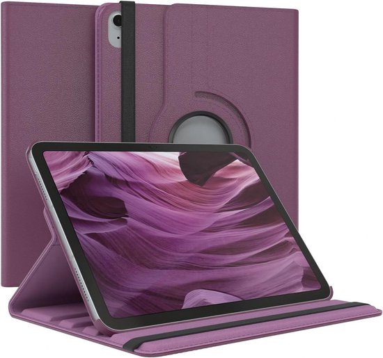 360 Graden Roterende Hoes voor iPad Air 11 Inch (2024/2022/2020) - Automatisch Waken/Slapen met Schokbestendige Bescherming van Merkloos