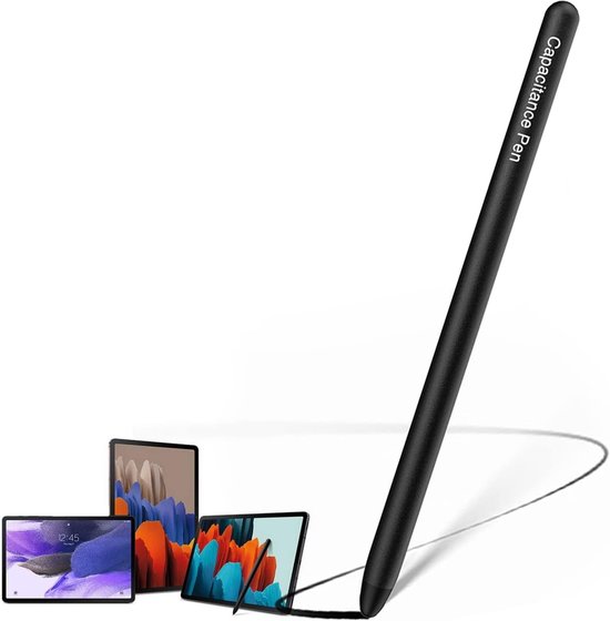 4 Pen, universele vouw 3 Stylus Pen, Styli Touch Screen Pen voor Samsung Tablet, Pad, Pod, Stylus pen voor samsung tablet a8 zonder Bluetooth (zwart)