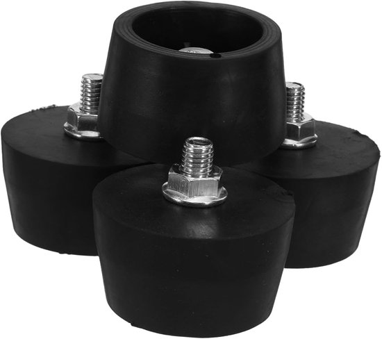 4 Stuks Compressorbevestiging Trillingsdemper Luchtcompressor Anti-Trillingsonderdelen Anti-Trillingsvoeten Anti-Trillingsbevestiging Schokdemper Mechanische Trillingsdempende