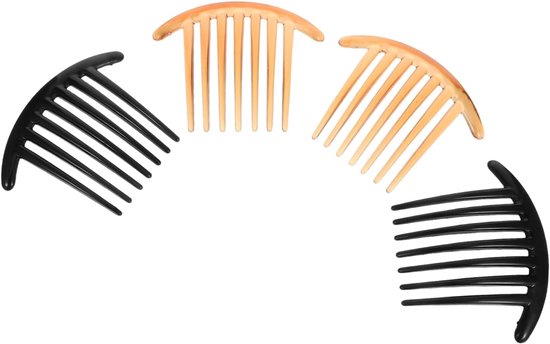 4 Stuks Delige Maansikkelvormige Haarpinnen met Lange voor Vrouwen Kam Haartypes Geschikt voor Dagelijkse Styling Gelegenheden