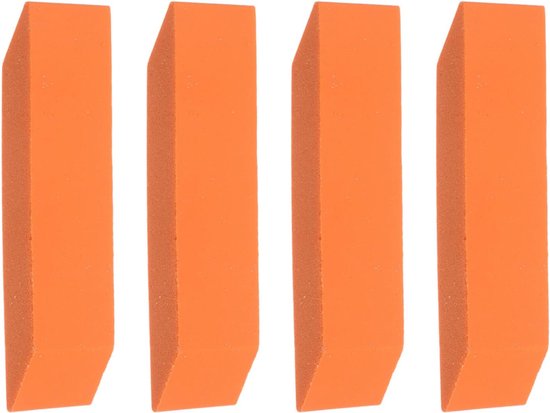 4 Stuks Delige Rubberen Reinigingsblokken met Dubbele Schuine Kanten Effectief tegen Kalkaanslag Vlekken Roestvrijstalen Keramische Oppervlakken in Keuken Badkamer