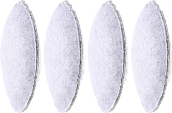 4 Stuks Delige Wolvilten Naaldkussen Ronde Viltmat met Hoge Dichtheid Stabiele Veerkrachtige Naaldvilten Ondergrond Comfortabel voor Handwerk Beginners voor Wolvilt DIY Projecten