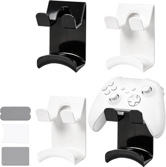 4 stuks hoofdtelefoonhouder voor gamecontroller, 2-in-1