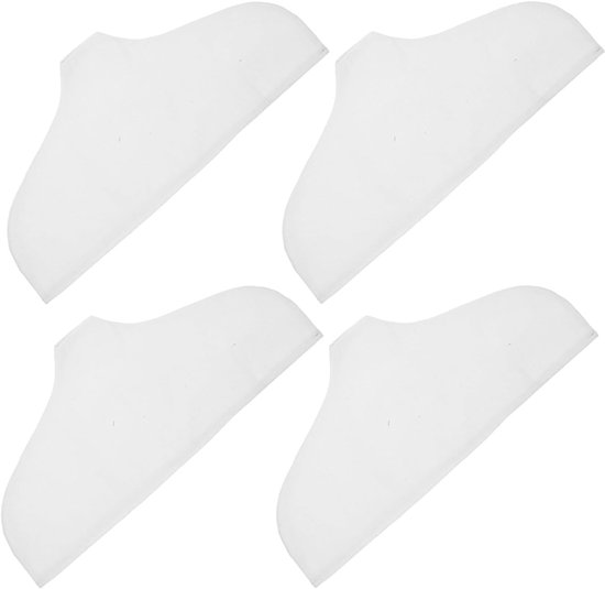 4 Stuks Katoen Kledinghanger Hoes Niet-slip Stofvrij voor Kinderkleren Kleerkastbescherming