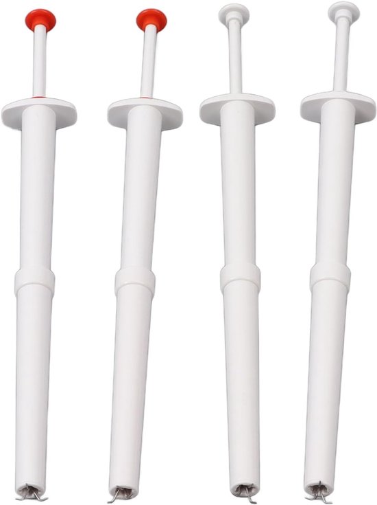 4 stuks Pickle Picker Flexibele roestvrijstalen klauwen Olijf Peper Grabber Fruitplukker Augurk Vork Kit voor keuken Restaurant Voedsel serveren