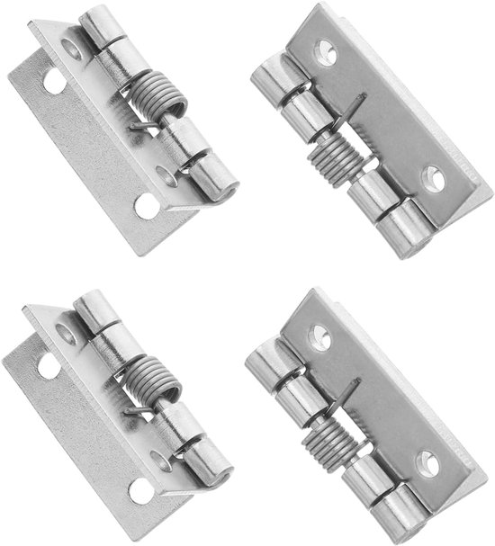4 Stuks Scharnieren Voor Aanhangwagendeuren Keukenkastdeurscharnieren Veerbelaste Scharnieren Voor Deuren Zelfsluitende Kastscharnieren Keukenkastscharnieren Kistscharnieren