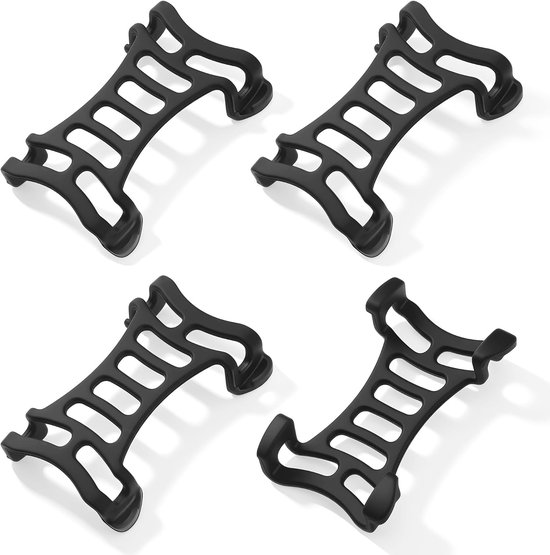 4 stuks siliconen clips, compatibel met Tractive Dog 6 GPS-hondenhalsband