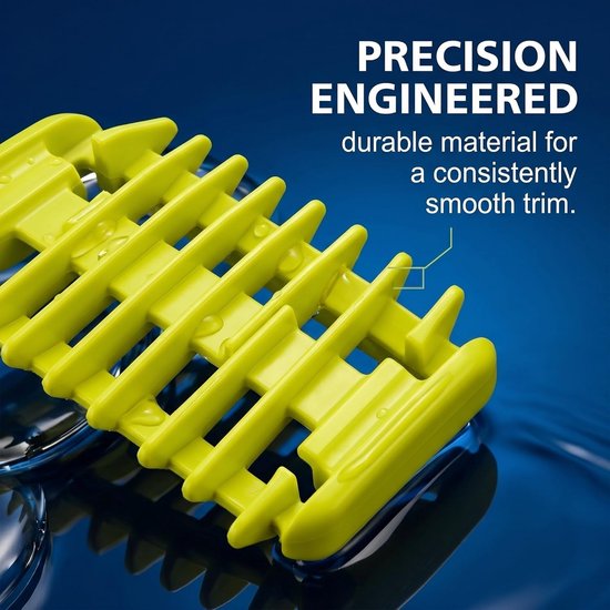 4 stuks voor One Blade opzetstukken, voor One Blade reservemes, trimopzetstukken, voor One Blade opzetstukken, geschikt voor scheerapparaten QP25XX/QP26XX/QP65XX/QP66XX