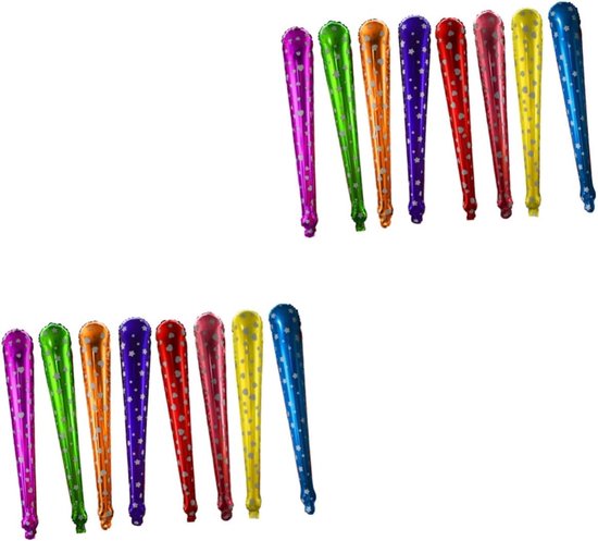 40 Stuks Opblaasbare Stok Dikker Dikke Het Baskeball משחקי Gametendo Game Humgergames Rally Juichende Sticks Handheld Cheer Stick Ring The Bell Come On Stick Kind Ballon
