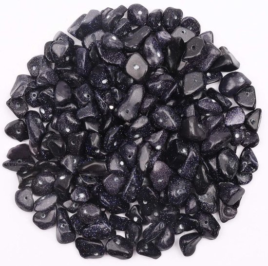 420 stuks blauwe zandsteenkralen, edelstenen om te rijgen, kristallen stenen kralen, 5-8 mm, natuurlijke geboorde edelstenen voor armbanden, kettingen, oorbellen, doe-het-zelf sieraden maken