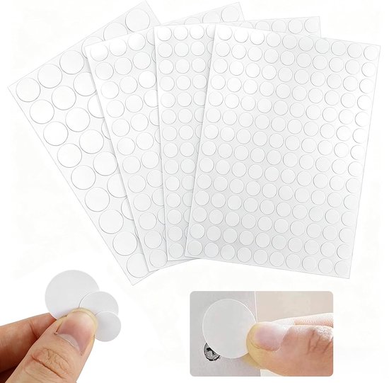 430 stuks witte schroefafdekking, zelfklevend, 12, 15, 21 mm, waterdichte schroefafdekking, onzichtbaar design, pvc-schroefafdekking, ronde zelfklevende stickers, voor bureaus