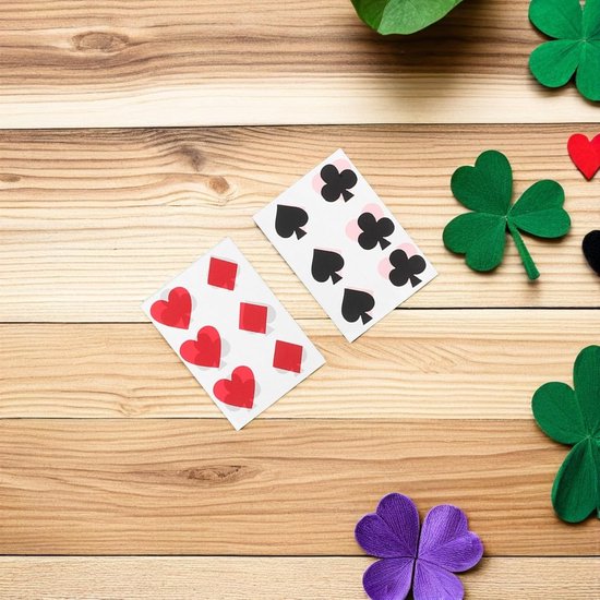 48 Stuks Delige Vegas Poker Stickers Zelfklevende Casinothema Labels voor Waterflessen Laptops Feestdecoratie Feestelijke Tumbler Stickers voor Mannen Vrouwen