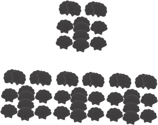 48stuks Anti- Stickers Schelpvorm Voor Badkamer Zelfklevende Veiligheidsstrips Voor Bad Decoratieve Antislip Decals Voor Keuken Zwembad