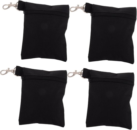 4stuks Multifunctionele Golf Waist Bag Compacte Golf Ballen Organizer Met Rits Stijlvolle Handige Golftas Voor Golfaccessoires Tees Voor Buitenactiviteiten