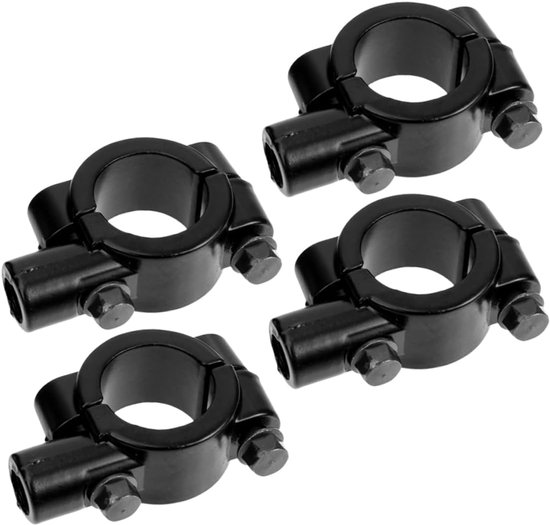 4stuks Universele Motorfiets Handvat Spiegels Bevestigingsklem Achteruitkijkspiegel Houder Adapter Voor Motorfietsen Fietsen Eenvoudige Installatie Stabiliteit