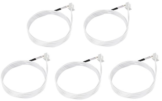 5 stuks Ender 3 Thermistor 1M/39inches NTC 3950 100K Thermistor Temp Sensor voor Creality Ender 3, Ender 3 Pro, Ender 3 Neo, Voxelab Aquila 3D Printer 2Pin XH2.54