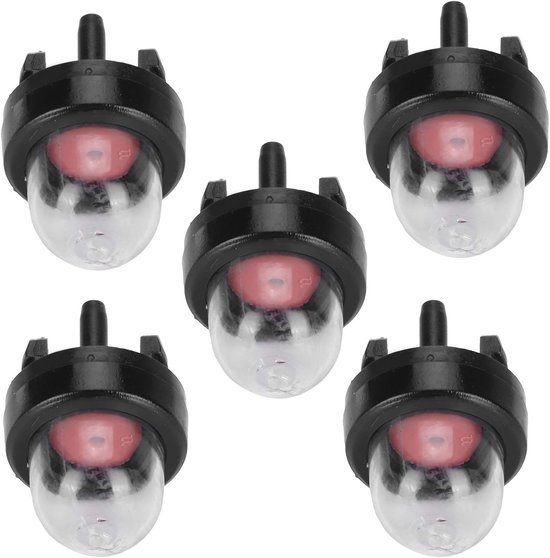 5 stuks lamp brandstofpomp vervanging, plastic siliconen direct fit fs120 FS200 fs200r fs250 HT250 ZAMA MS, plastic siliconen 24g eenvoudig te installeren kettingzaagaccessoire