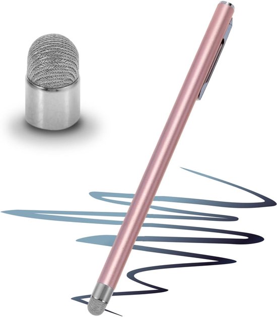 5 stuks stylus vervangende punten, M5-schroefdraad, geleidende zilvervezelpunten voor touchscreen-stylus, zachte vervangende penpunten voor tekenen en schrijven