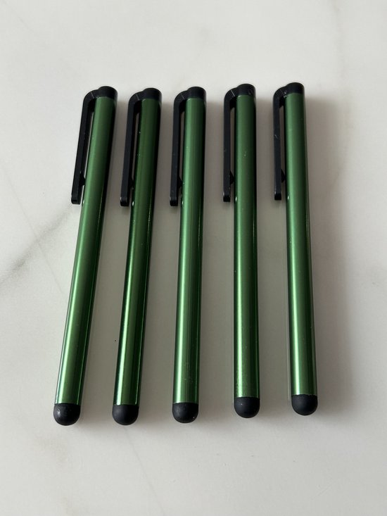 5 Stuks Tablet & Telefoon Stift / Robuuste Touchpen / Touchstift / Touch / Touchscreen Pen - Groen