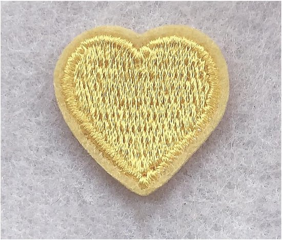 50 stuks kleurrijke hartvormige patches om op te strijken, 2,3 x 2,4 cm, hartvorm, geborduurde patches, strijkplaatjes, kleine hartjes, applicatie, doe-het-zelf-accessoires voor naaien,