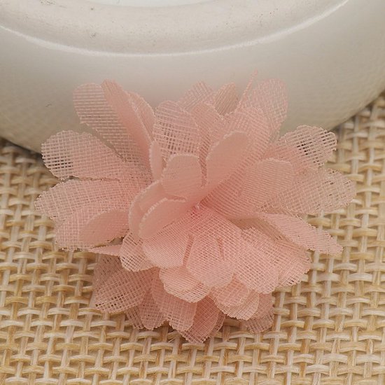 50 stuks kunstmatige bloemhoofden woondecoratie accessoires 2,5 cm kleine bloemhoofden esthetische faux bloemen decor ambachten, roze
