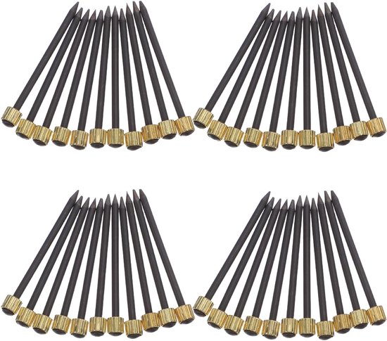 50 Stuks Zwarte Koperen Frame Hangnagels met Opbergdoos Decoratieve Metalen Nagels voor Fotolijsten Wandkunst Geschikt voor Zelf Ophangen van Schilderijen Posters
