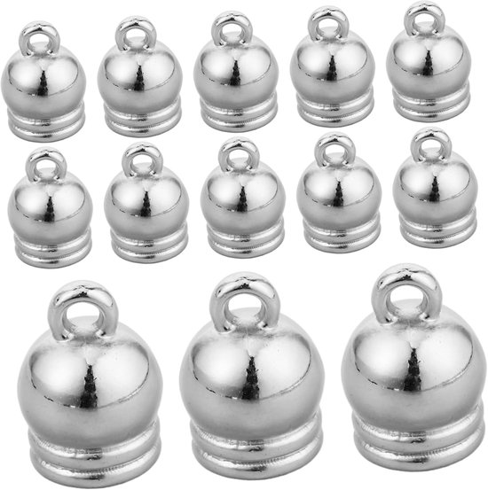 50stuks Electroplated Tassel Caps Duurzame Ccb Cord Holders Voor Sieraden Geschikt Voor Armbanden Kettingen Voor Feestelijke Casual Gelegenheden