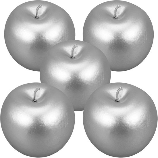 5stuks Levensechte Nepappels Kunstmatige Fruitmodellen Voor Keuken Decoratie Fotoproppen Feestversieringen