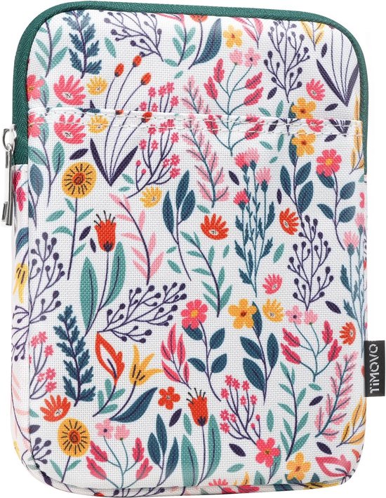 6-7 Inch Protective Case voor Nieuwe Kindle Paperwhite - Colorsoft Signature Edition - Beschermhoes - Draagtas voor E-Reader - Oasis & Kobo Apparaten - Bloemen