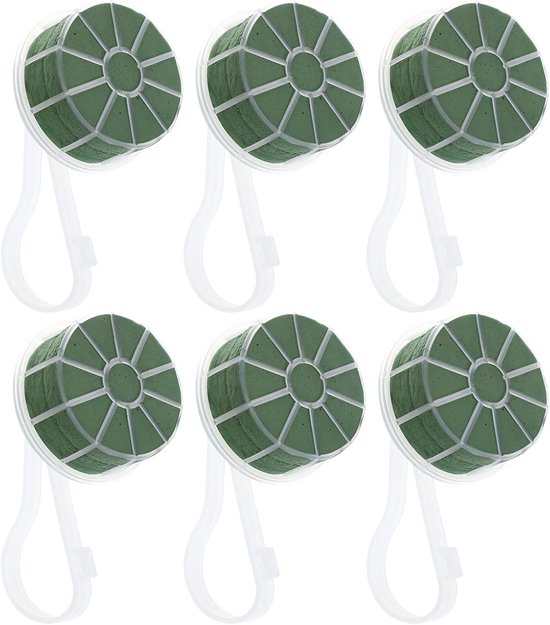 6 Stuks Bloemenhouder vasthouden met modder schuim voor bloemstukken middelpunt steekschuim boekethouder voor bruidsmeisje bloemboeket houder handgreep voor boeket steekschuim blok