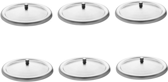 6 Stuks Ronde Bekercovers van Voedselveilige Drinkdoppen voor Warmtebehoud Hygiëne voor Mok Theekopjes Eenvoudig Te Gebruiken Spillproof