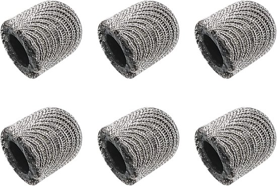 6 stuks stylus penpunten geleidend netvezel capacitief touchscreen pennen tip universele vervanging 5 mm