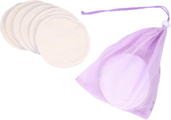 6 Stuks zoogcompressen wasbare borstkussentjes zwangerschapskussens pompen doorweeker maandverband voor dames sanitair anti galactorroe bh-pads vrouwen anti-galactorroe pad