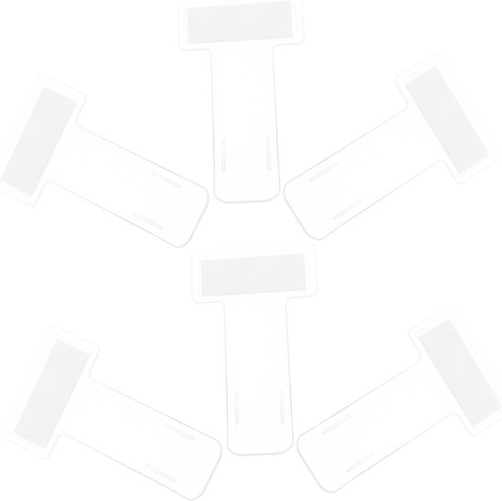 6stuks Transparante Auto Parkeer Ticket Houder Robuuste Clip Voor Parkeerbonnen Documenten Gebruiksvriendelijk Duurzaam Accessoire Voor Auto