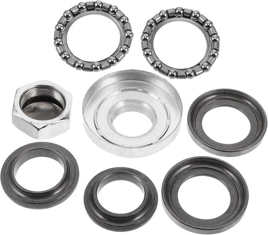 7 Stuks Stuurkolomlager buis ondersteuningssysteem vork stuurlagers mini-fiets wiellager van minibikes crossmotor accessoire mini fiets kit balhoofdlager legering