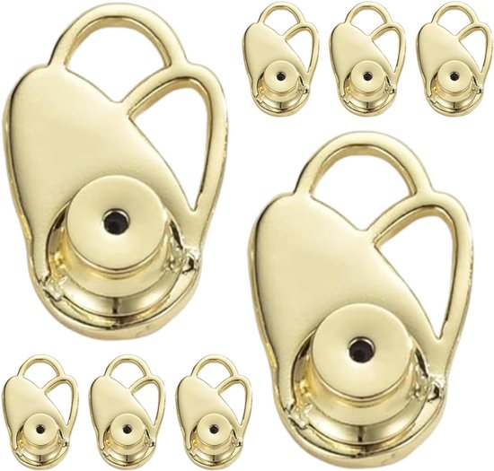 8 Stuks Ondersteunende Achterkantjes Voor Oorstekers Oorsteuntjes Voor Oorbellen Oorbellifters Oorbellifters Voor Zware Oorbellen Oorbelsteuntjes Met Vergrendeling