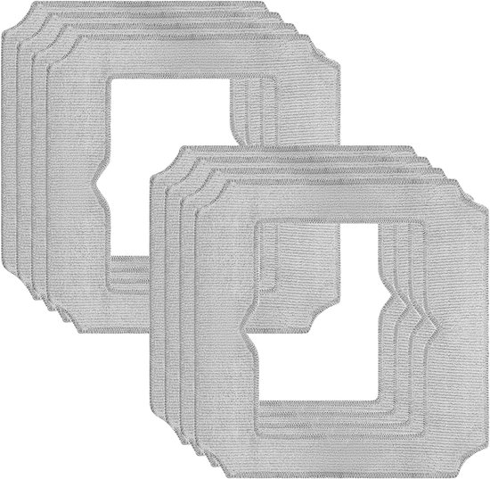 8 stuks reinigingsdoek, reinigingspads voor Ecovacs Winbot Mini familie, raamreinigingsrobot, reinigingspad reserveonderdelen voor Ecovacs Winbot Mini W-CC02-0012 wasbare reinigingsdoek