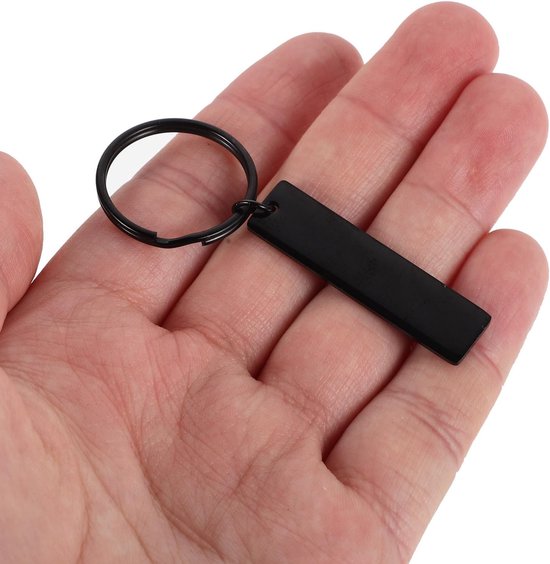 8 stuks roestvrijstalen sleutelhangers voor zelfgraveren Onbewerkte metalen sleutelhangers voor stempelen en lasergraveren Benodigdheden met hondenpenning