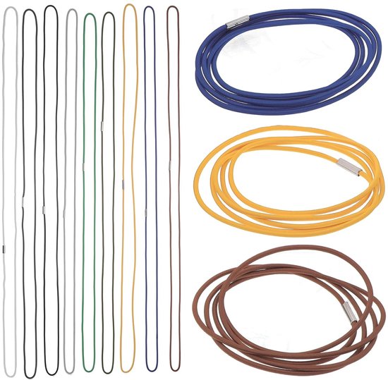 9 Stuks Elastische Vuilniszakbanden Duurzame Rekbare Afvalzakhouders voor Keuken Kantoor Kattenbak Universele Flexibele Banden voor Nette Afvalverwijdering Veelzijdig Gebruik